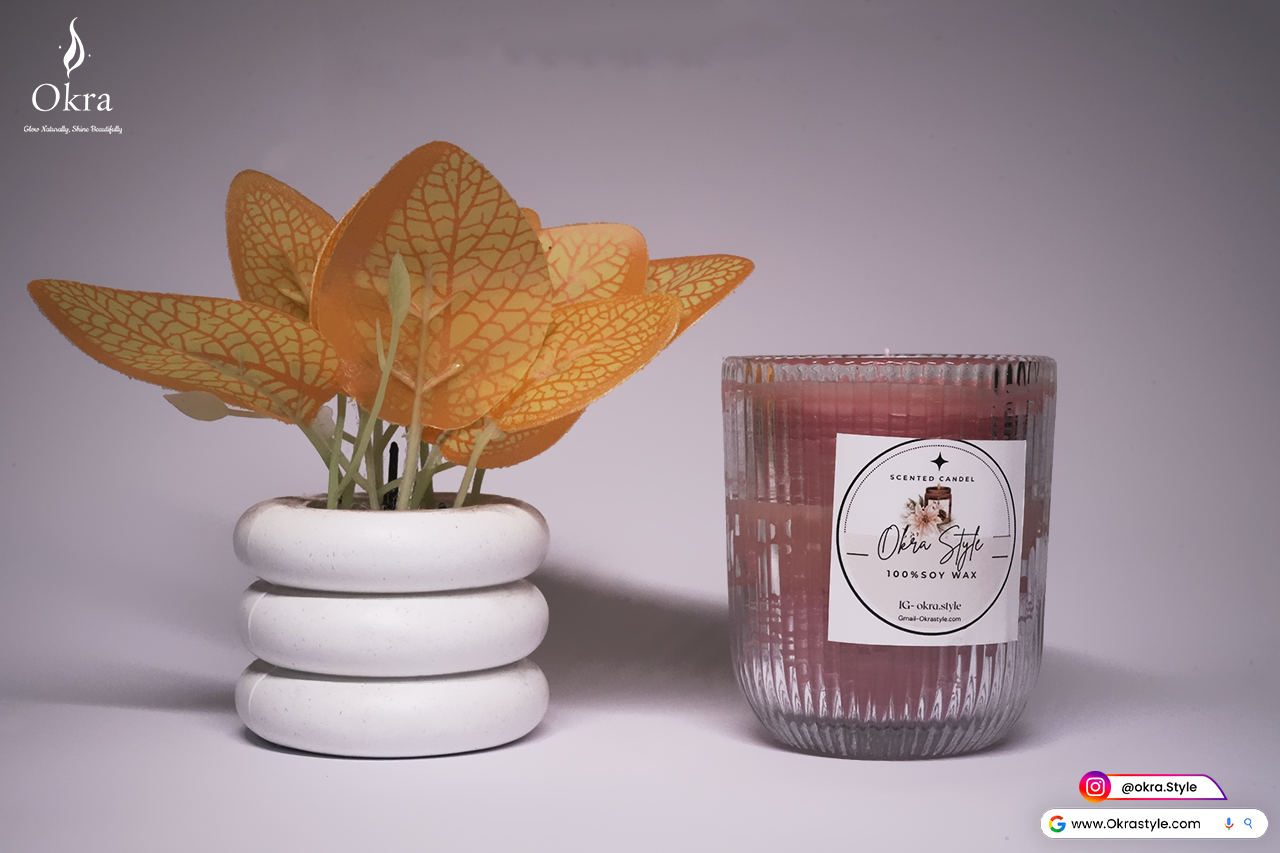 Red Wine Bloom Candle