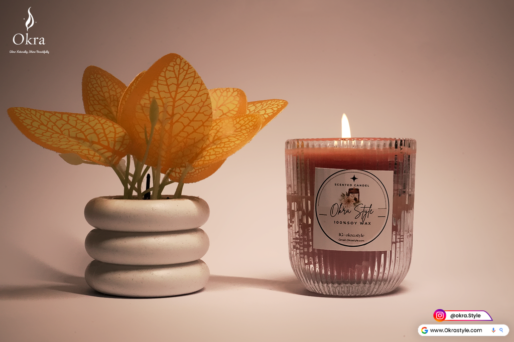 Red Wine Bloom Candle